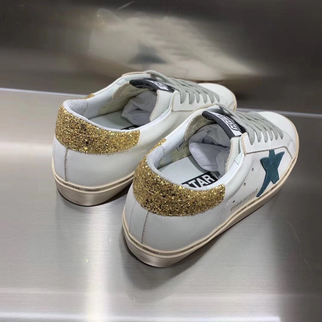 Golden Goose Vintage Distressed Sneakers #048