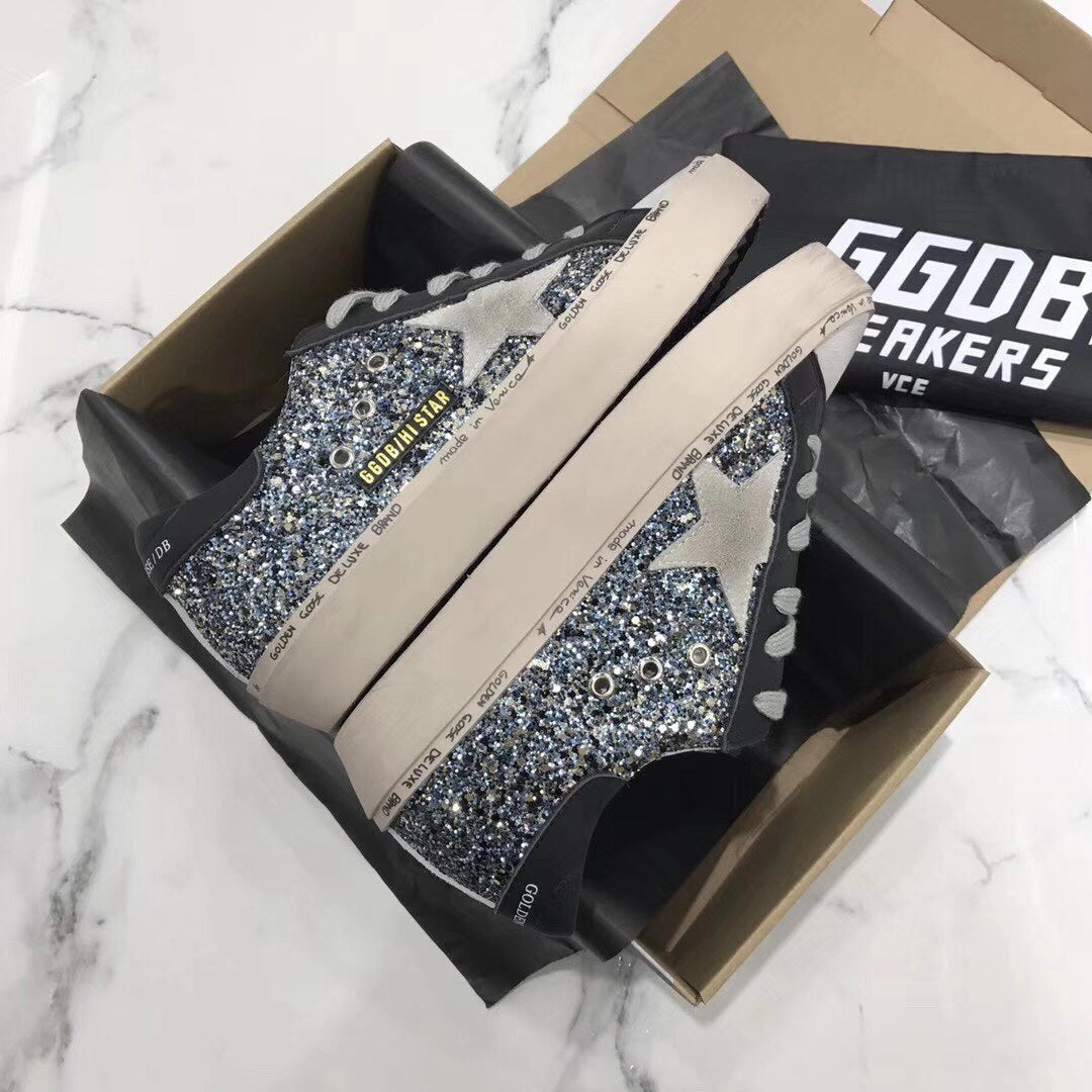Golden Goose Vintage Distressed Sneakers #047