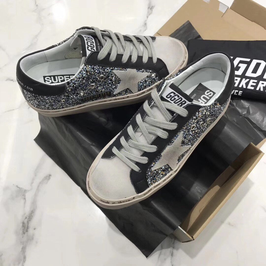 Golden Goose Vintage Distressed Sneakers #047
