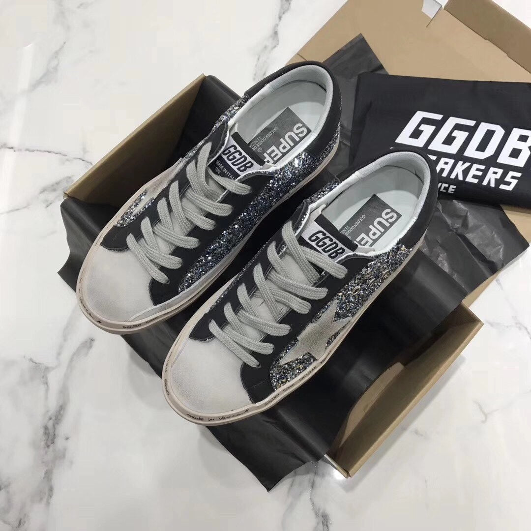 Golden Goose Vintage Distressed Sneakers #047