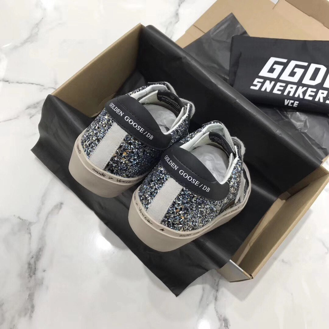 Golden Goose Vintage Distressed Sneakers #047