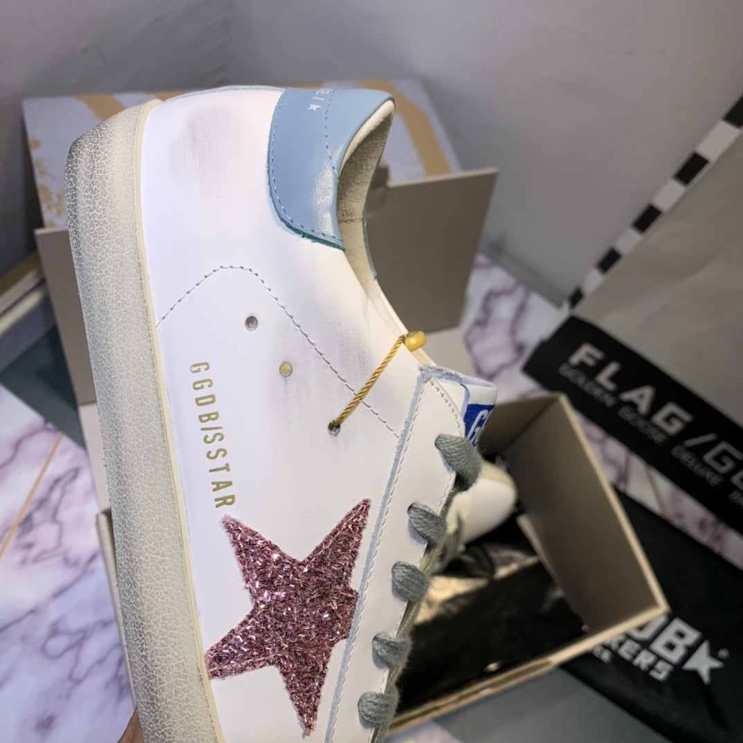 Golden Goose Vintage Distressed Sneakers #332