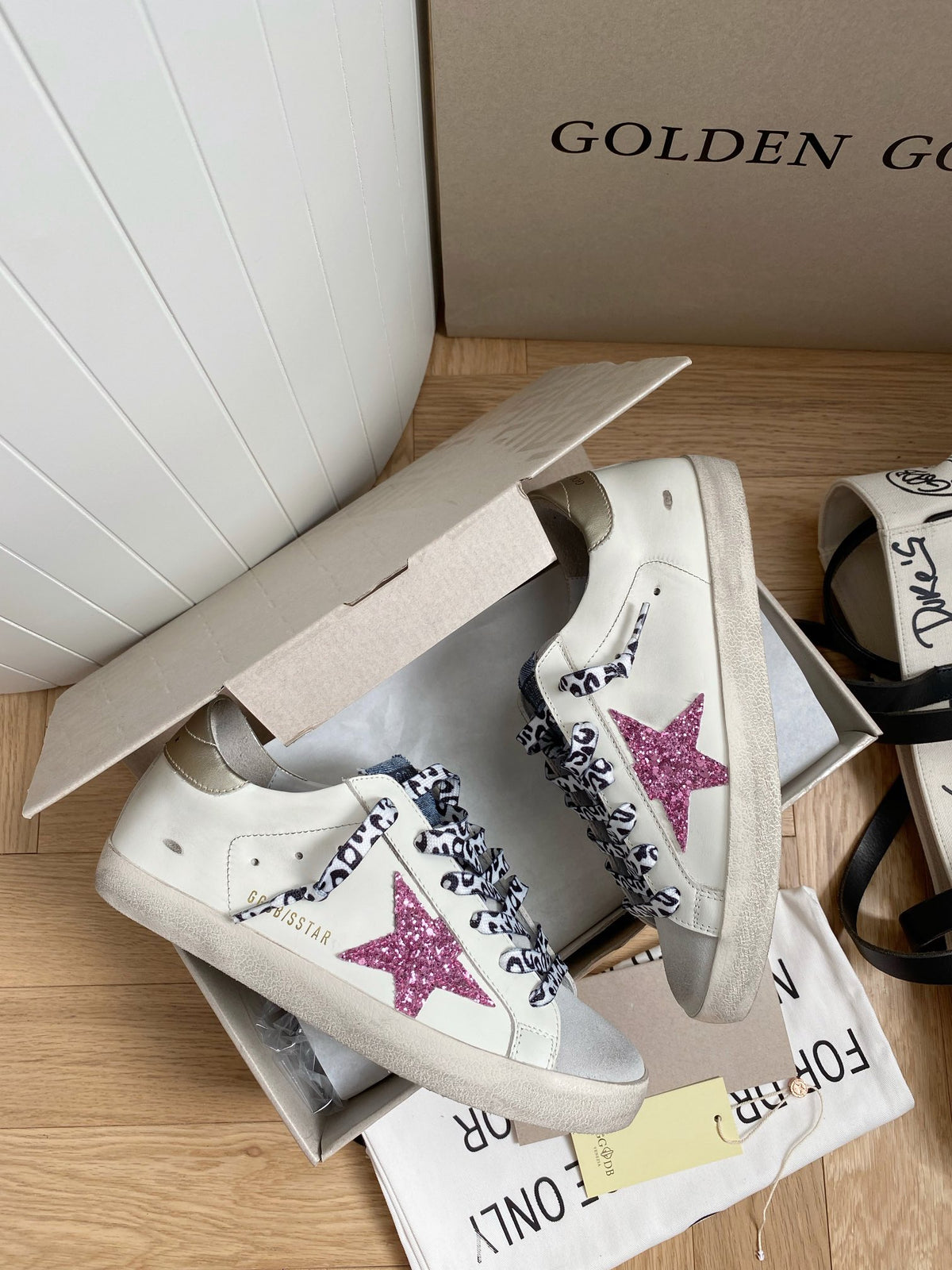 Golden Goose Vintage Distressed Sneakers #226