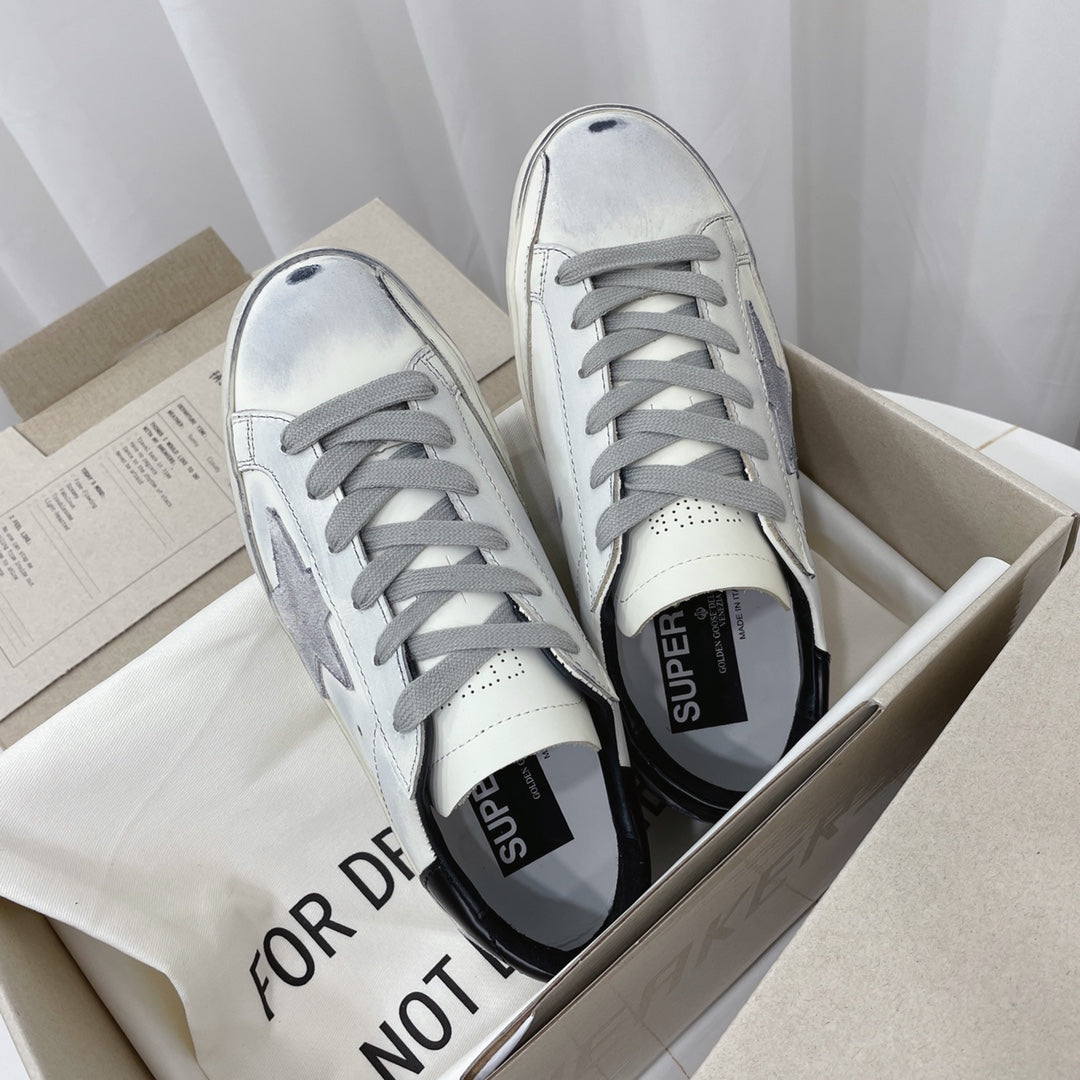 Golden Goose Vintage Distressed Sneakers #309