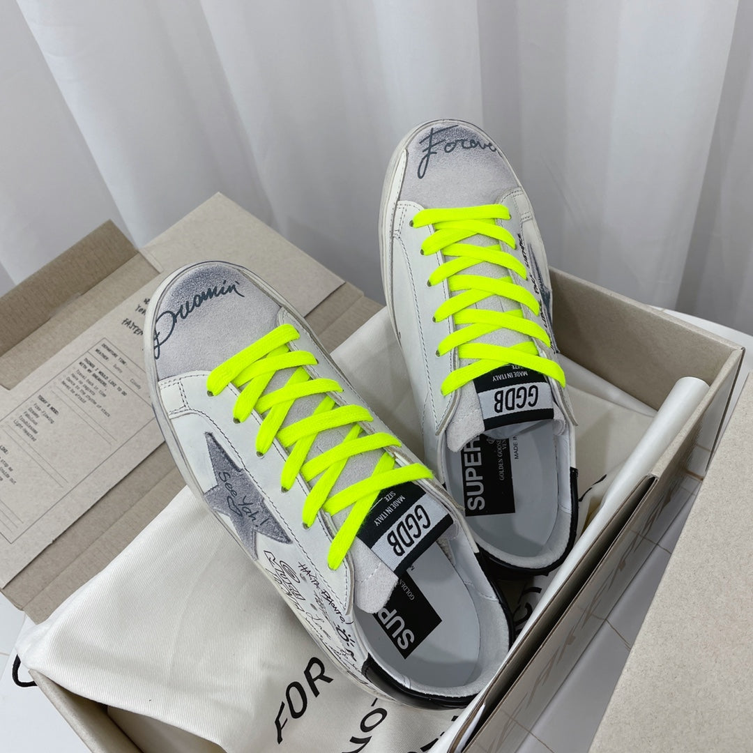Golden Goose Vintage Distressed Sneakers #310
