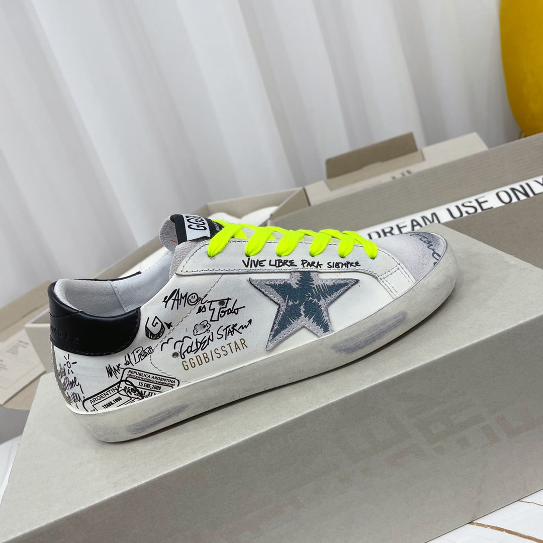 Golden Goose Vintage Distressed Sneakers #310