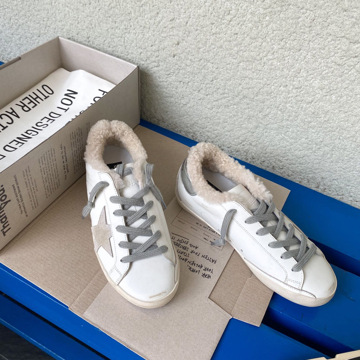 Golden Goose Vintage Distressed Sneakers #028