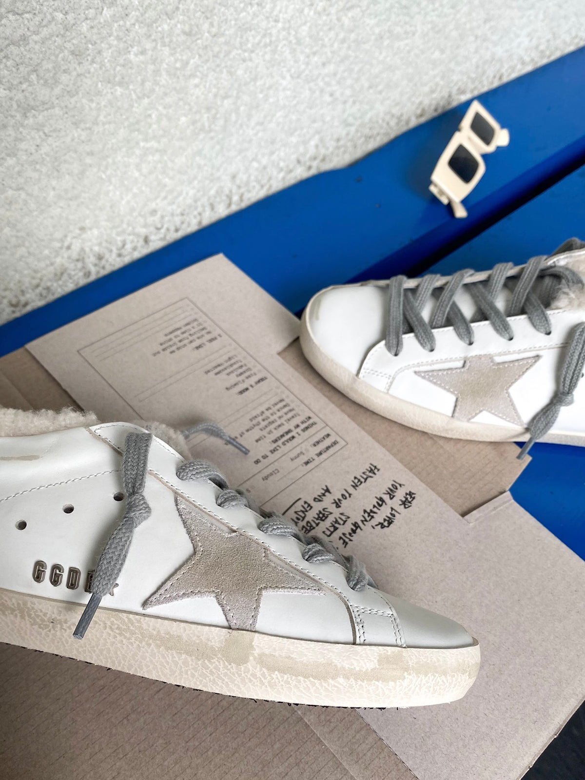Golden Goose Vintage Distressed Sneakers #028