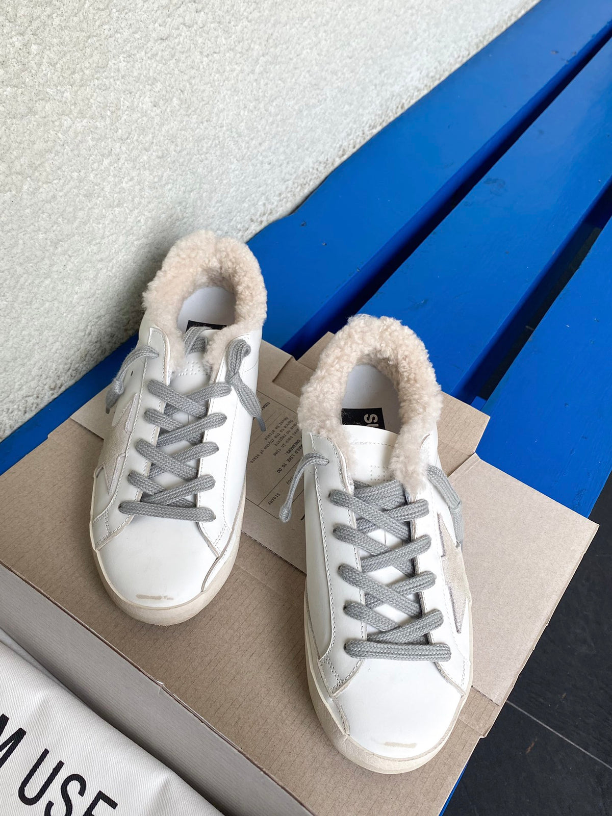 Golden Goose Vintage Distressed Sneakers #028
