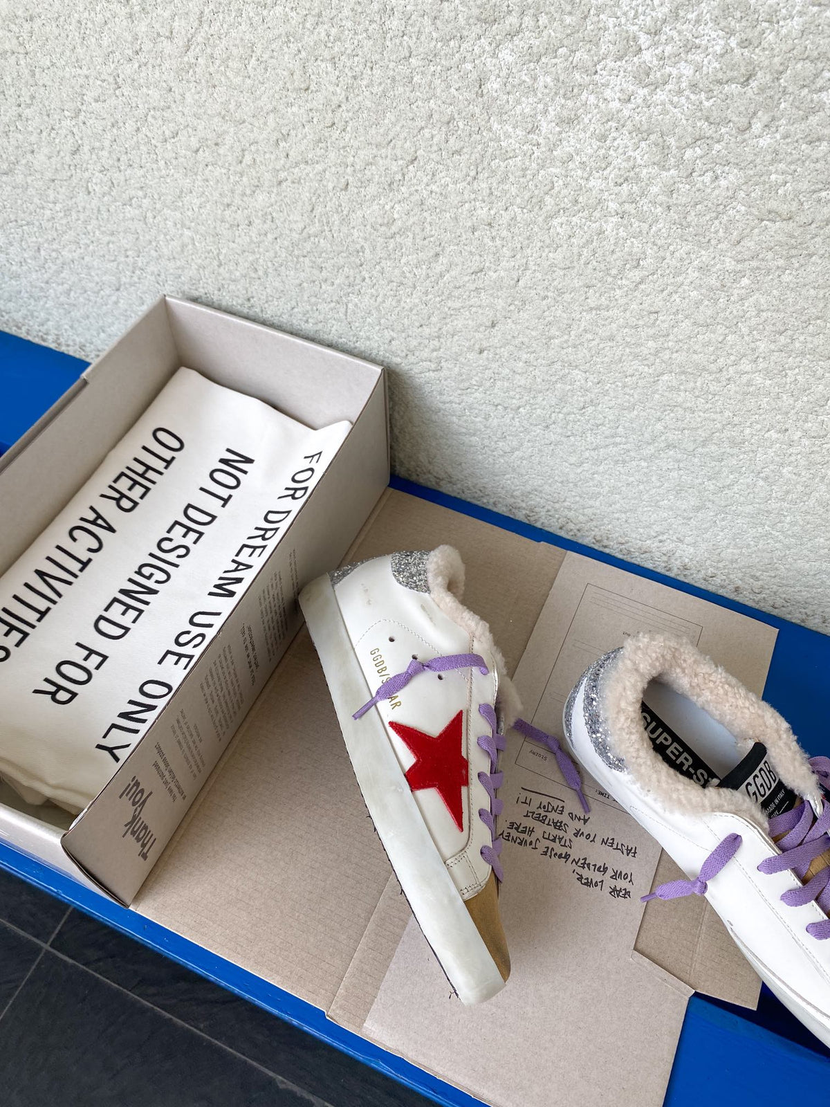 Golden Goose Vintage Distressed Sneakers #018
