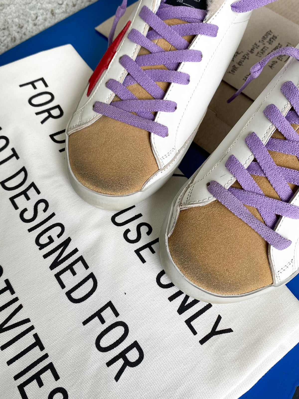 Golden Goose Vintage Distressed Sneakers #018