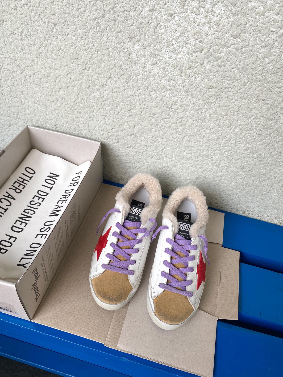 Golden Goose Vintage Distressed Sneakers #018