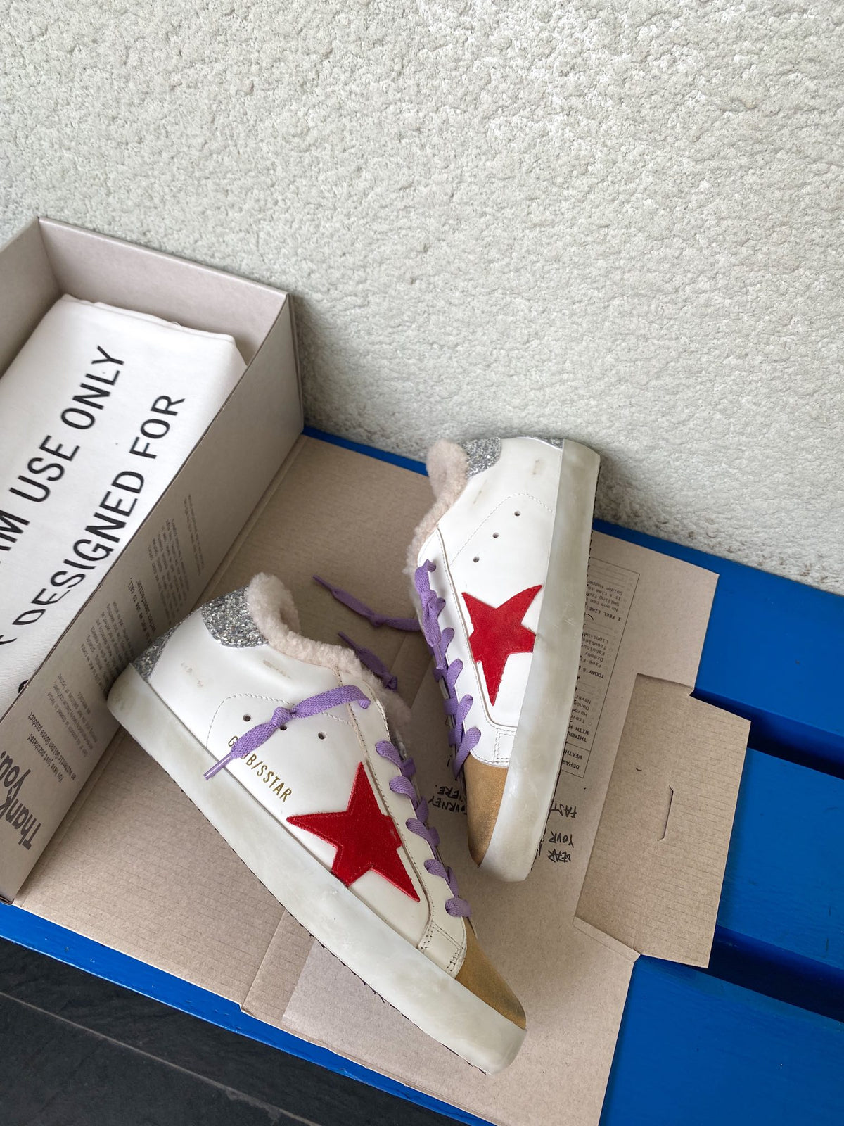 Golden Goose Vintage Distressed Sneakers #018