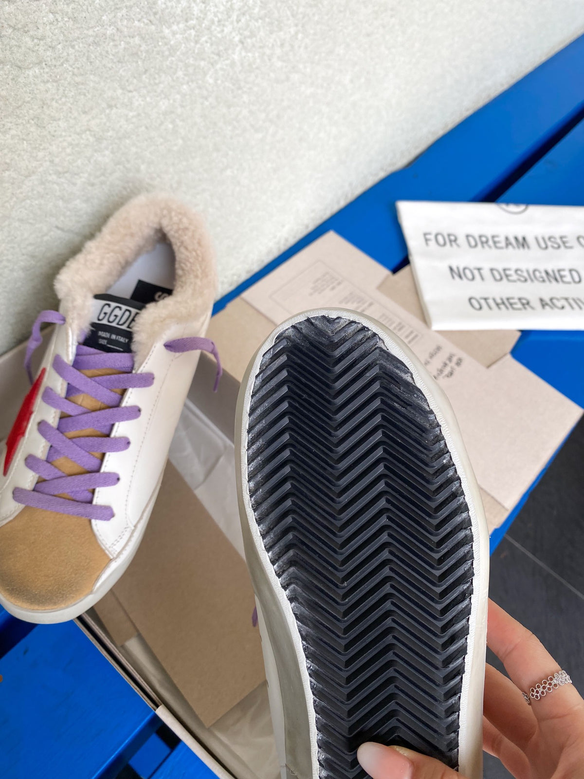 Golden Goose Vintage Distressed Sneakers #018