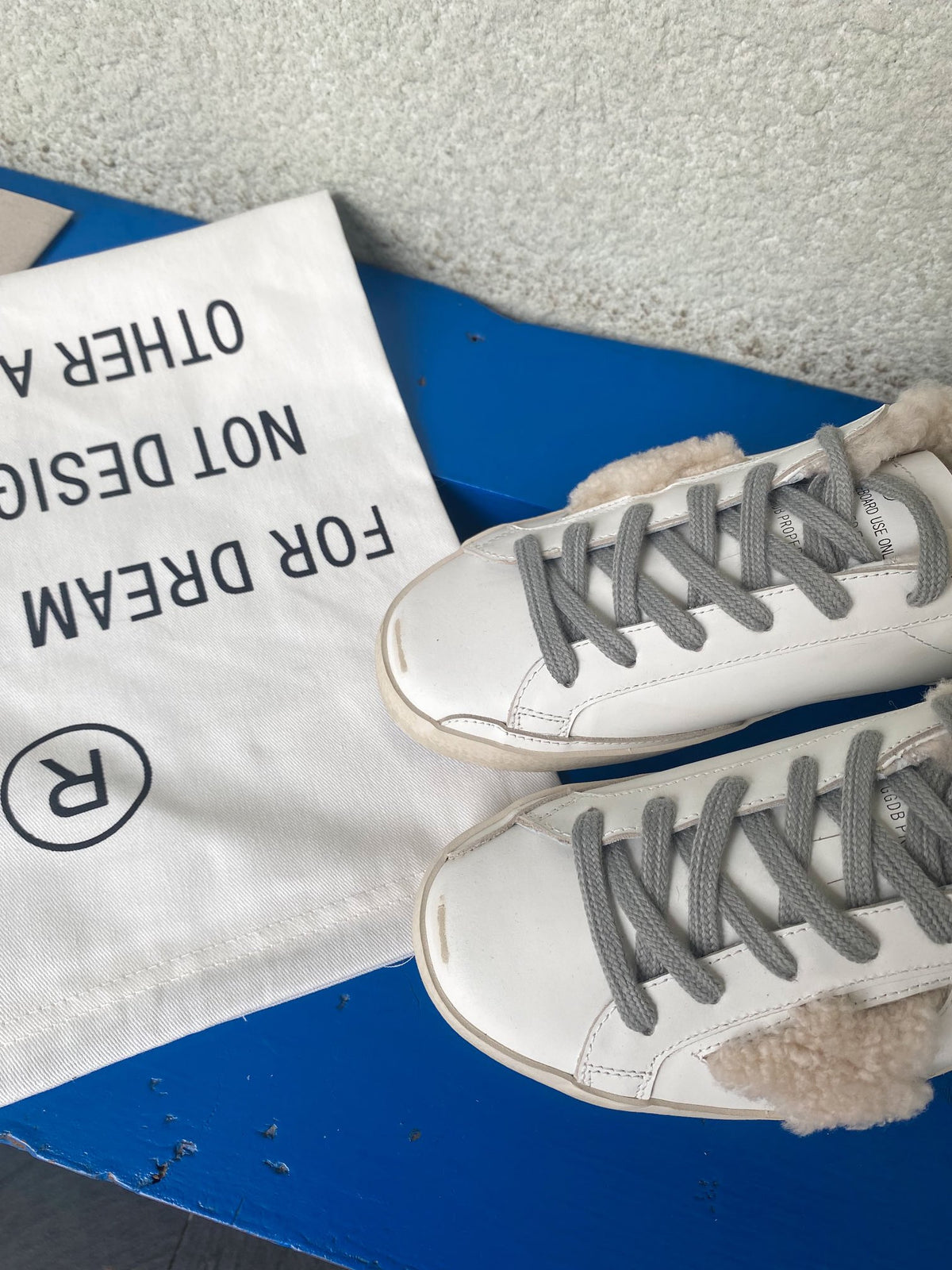 Golden Goose Vintage Distressed Sneakers #017