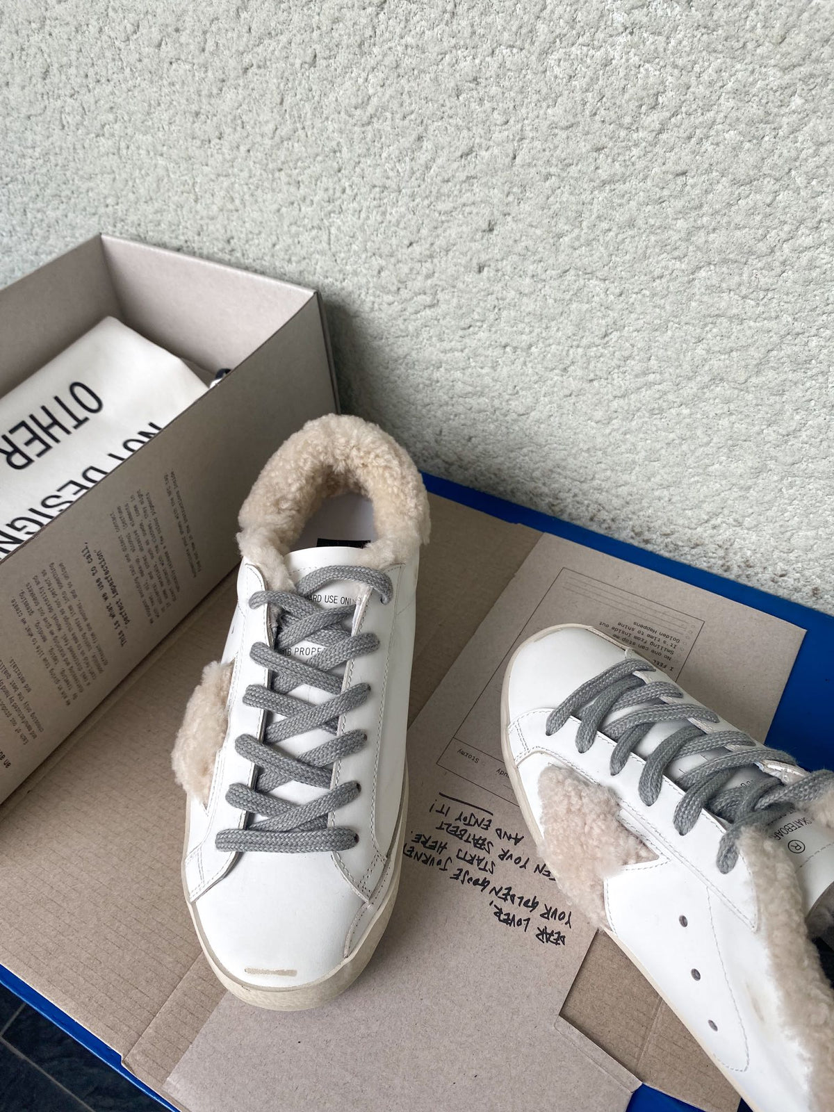 Golden Goose Vintage Distressed Sneakers #017