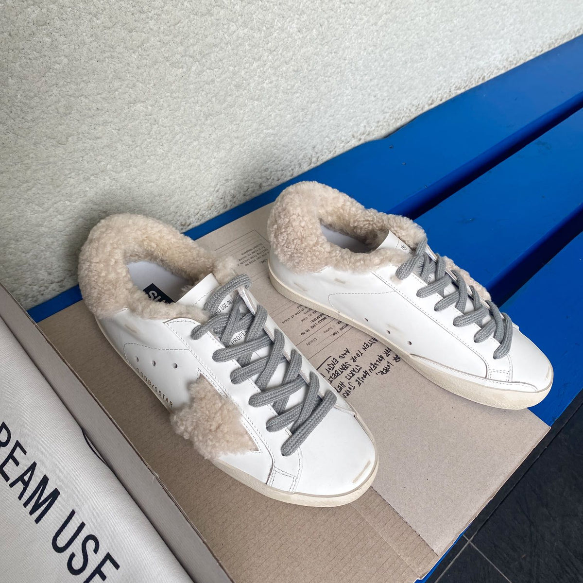 Golden Goose Vintage Distressed Sneakers #017