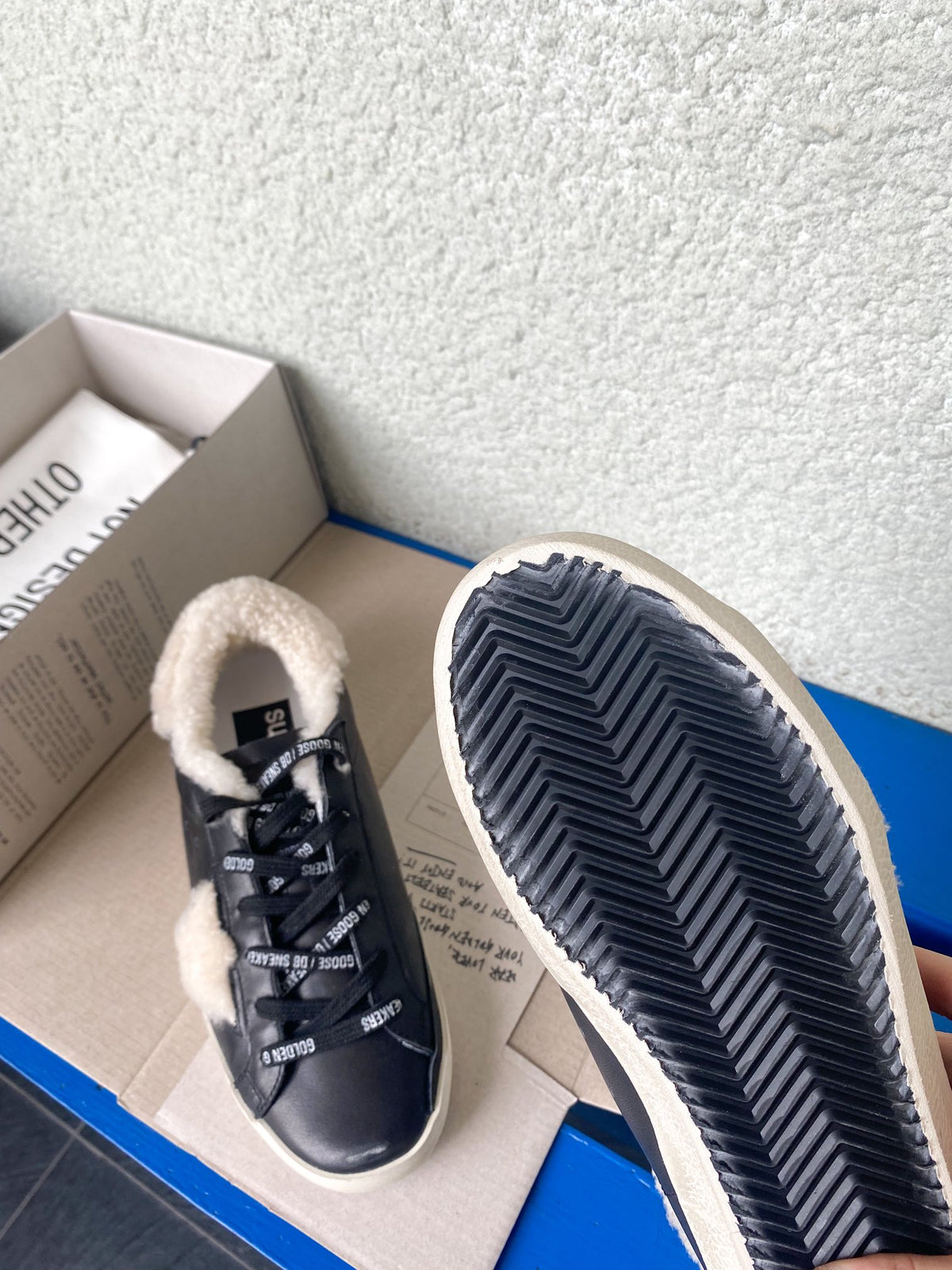 Golden Goose Vintage Distressed Sneakers #016