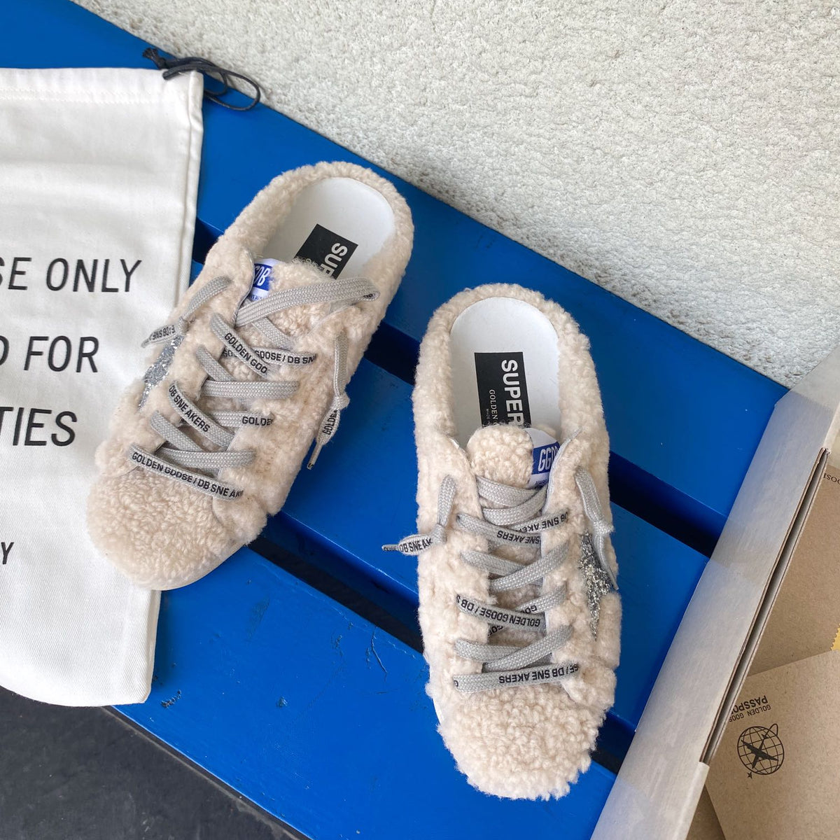 Golden Goose Vintage Distressed Sneakers #022