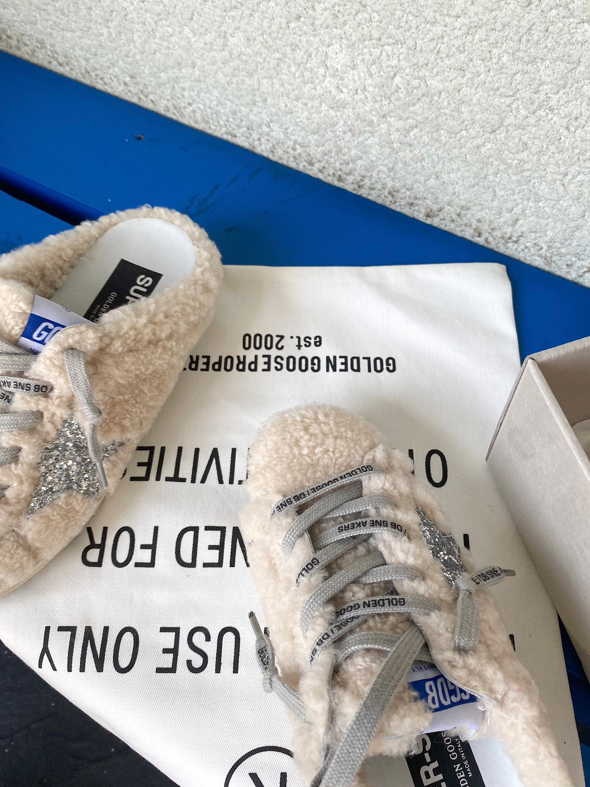 Golden Goose Vintage Distressed Sneakers #022