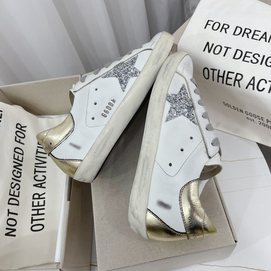 Golden Goose Vintage Distressed Sneakers #308