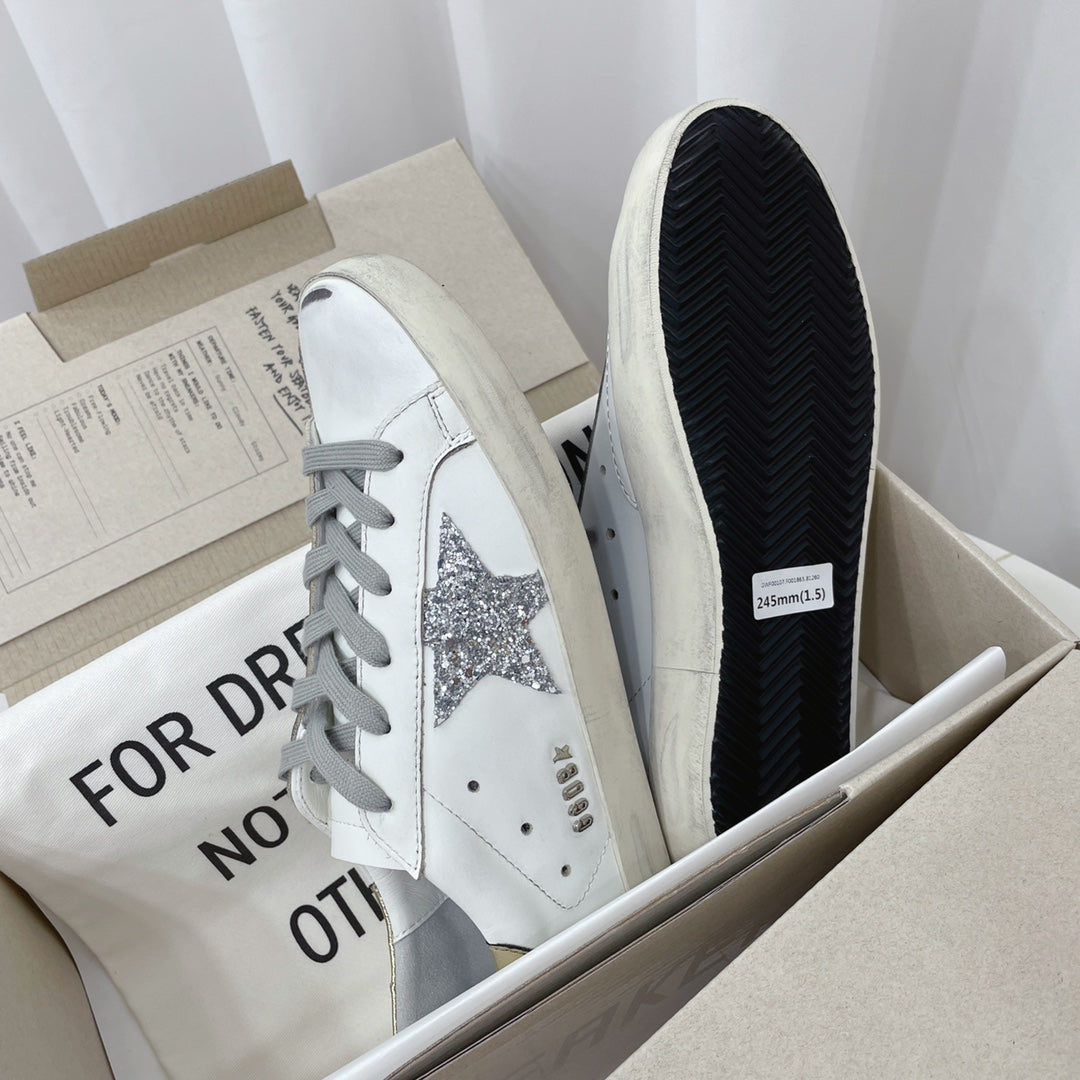 Golden Goose Vintage Distressed Sneakers #308