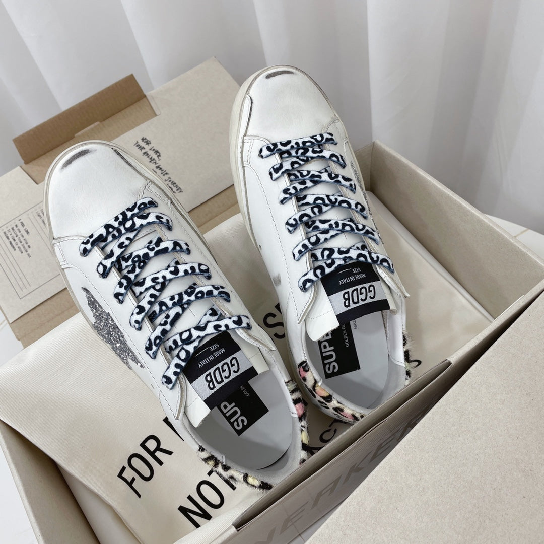 Golden Goose Vintage Distressed Sneakers #307