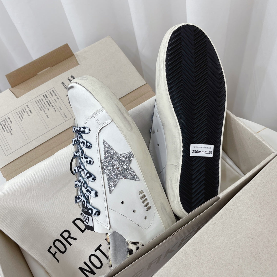 Golden Goose Vintage Distressed Sneakers #307