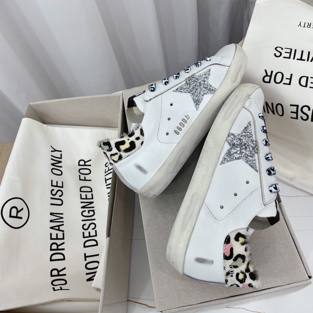 Golden Goose Vintage Distressed Sneakers #307