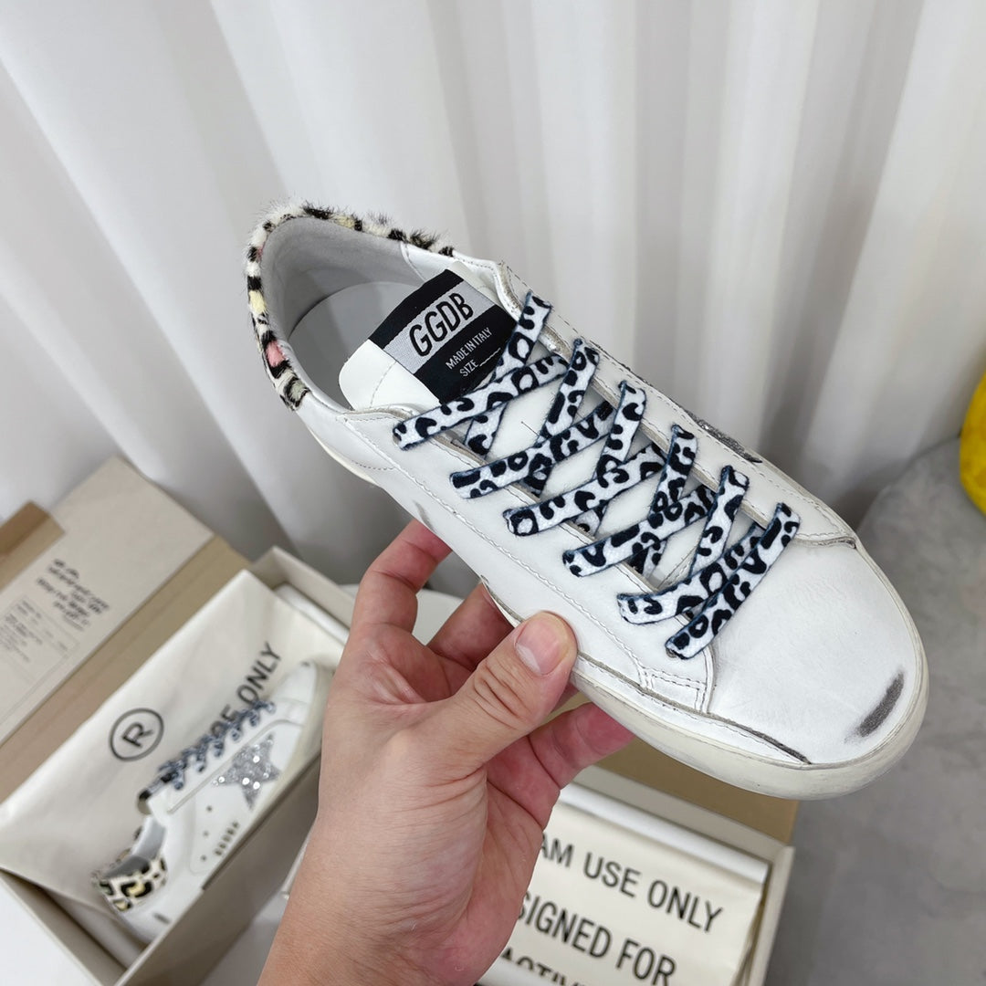 Golden Goose Vintage Distressed Sneakers #307