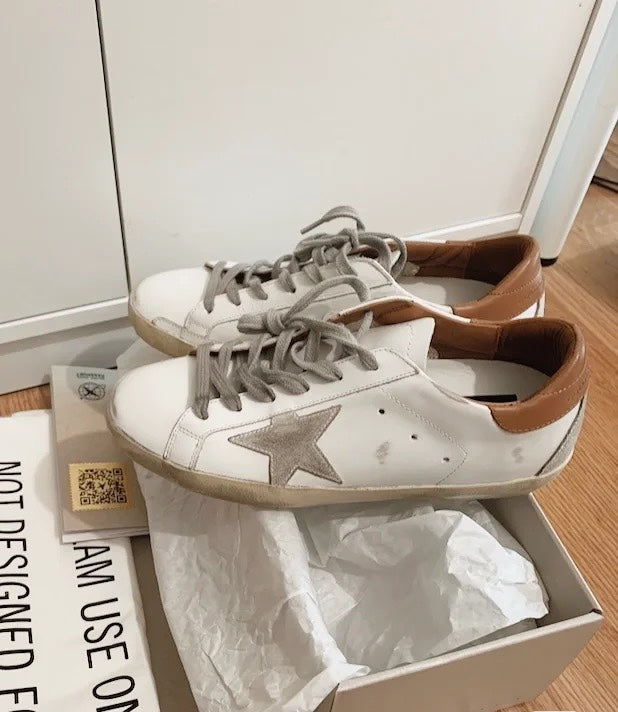 Golden Goose Vintage Distressed Sneakers #297