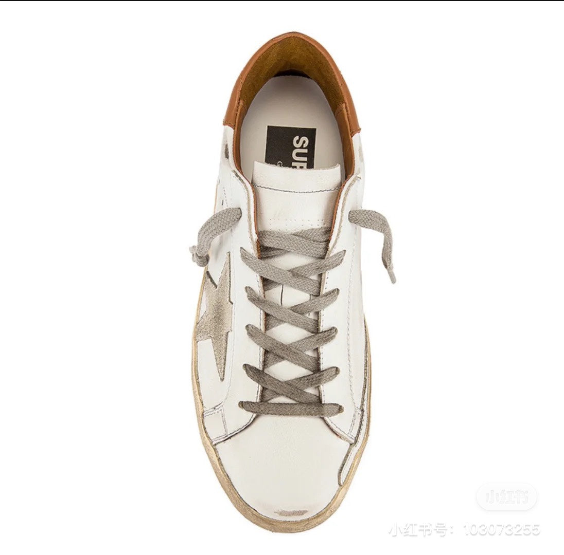Golden Goose Vintage Distressed Sneakers #297