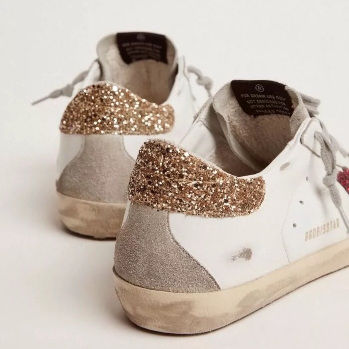 Golden Goose Vintage Distressed Sneakers #329