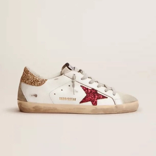 Golden Goose Vintage Distressed Sneakers #329