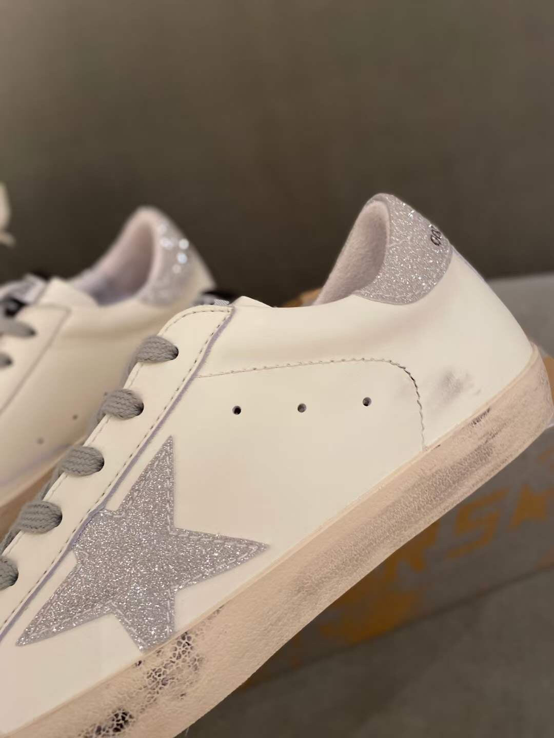 Golden Goose Vintage Distressed Sneakers #312