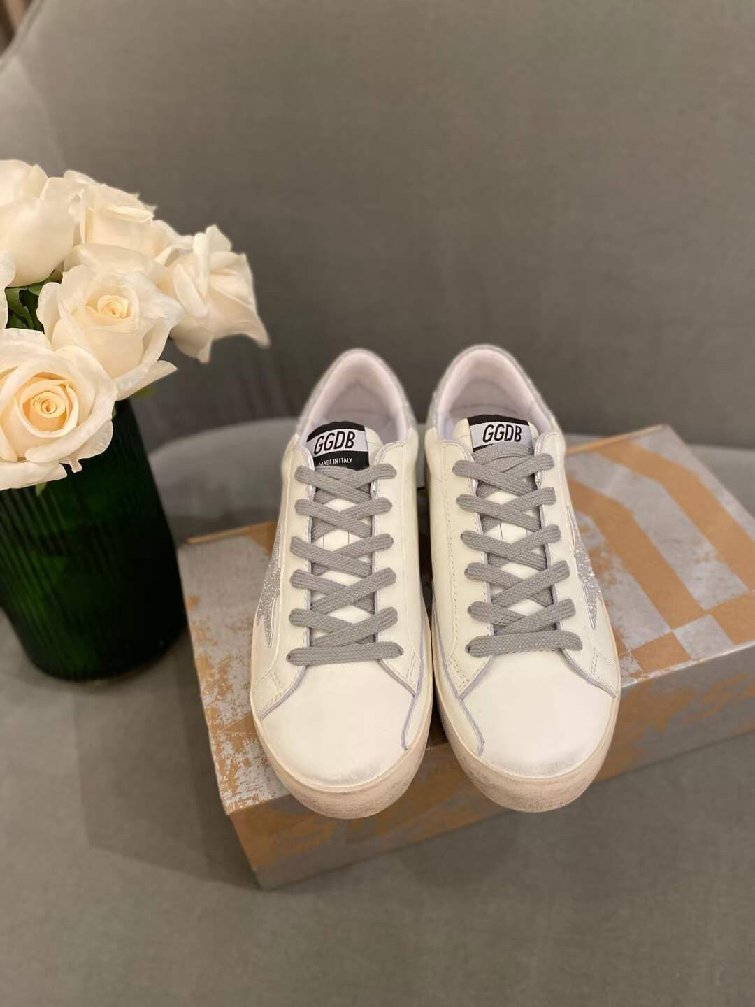 Golden Goose Vintage Distressed Sneakers #312