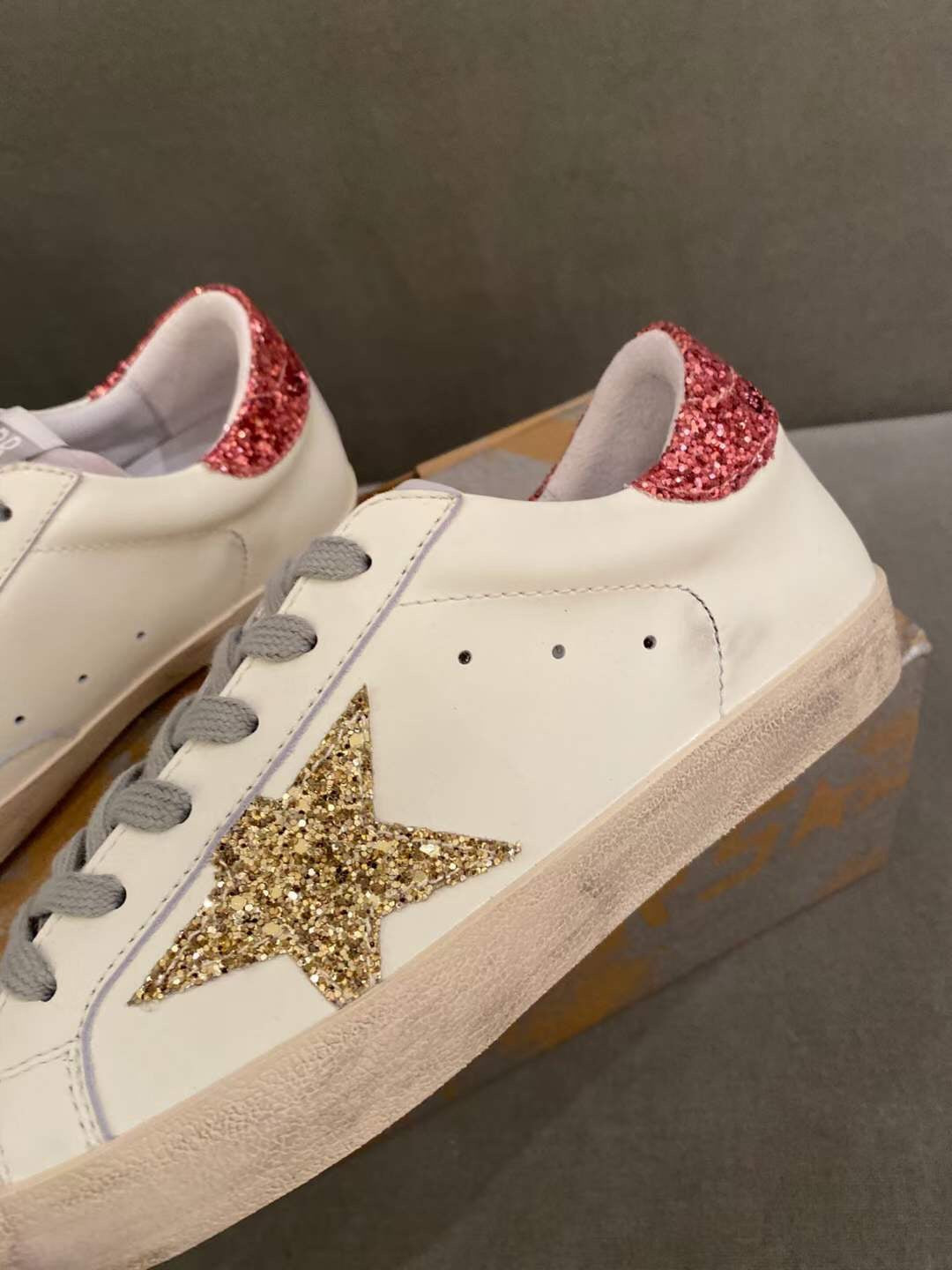 Golden Goose Vintage Distressed Sneakers #331