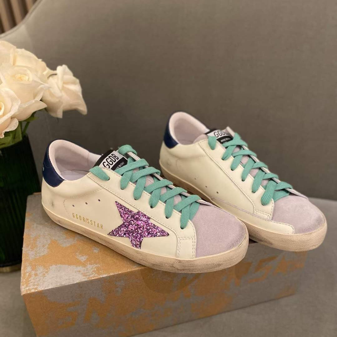 Golden Goose Vintage Distressed Sneakers #313