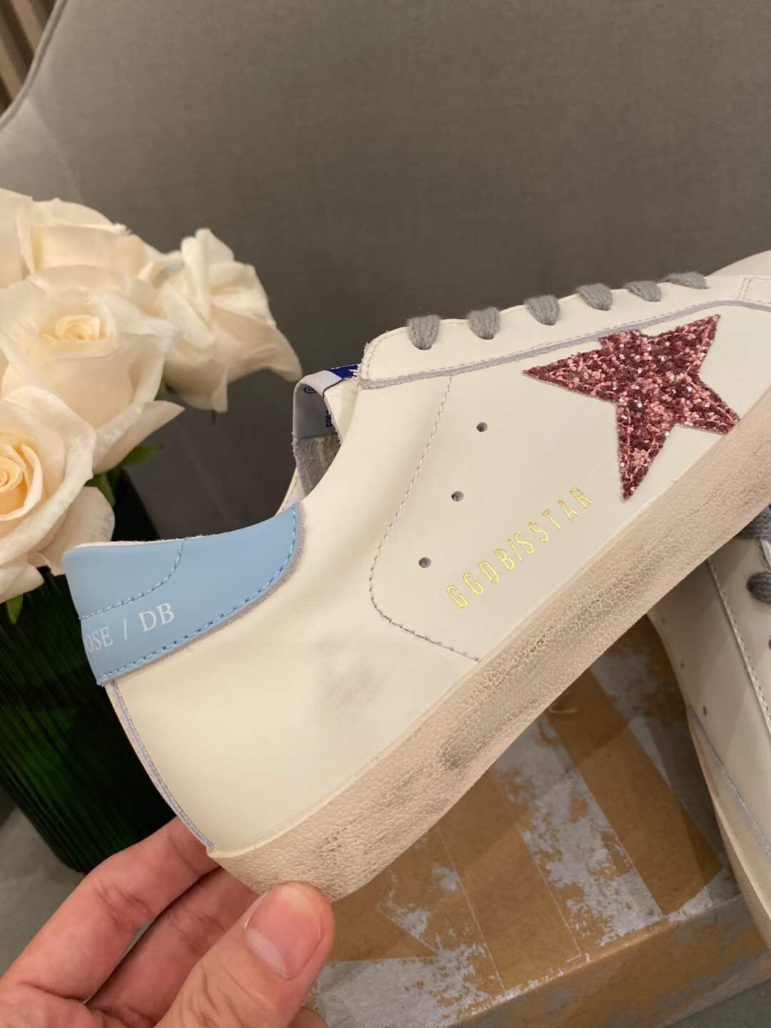 Golden Goose Vintage Distressed Sneakers #314