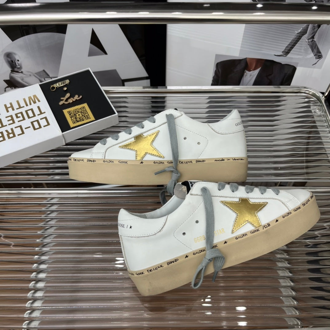 Golden Goose Vintage Distressed Sneakers #054