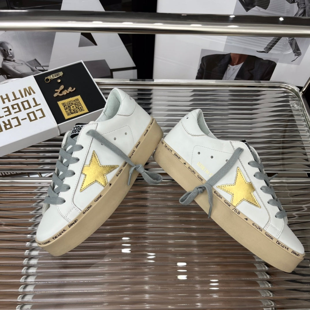 Golden Goose Vintage Distressed Sneakers #054