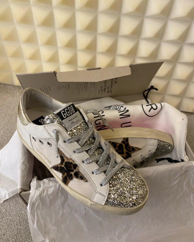 Golden Goose Vintage Distressed Sneakers #286