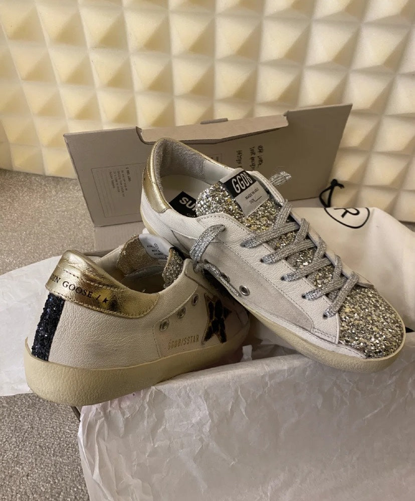 Golden Goose Vintage Distressed Sneakers #286