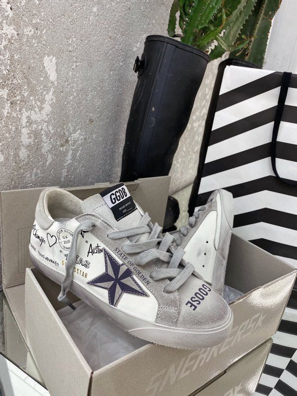 Golden Goose Vintage Distressed Sneakers #080