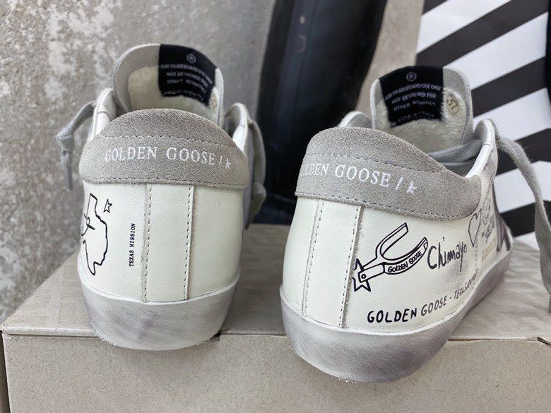 Golden Goose Vintage Distressed Sneakers #080