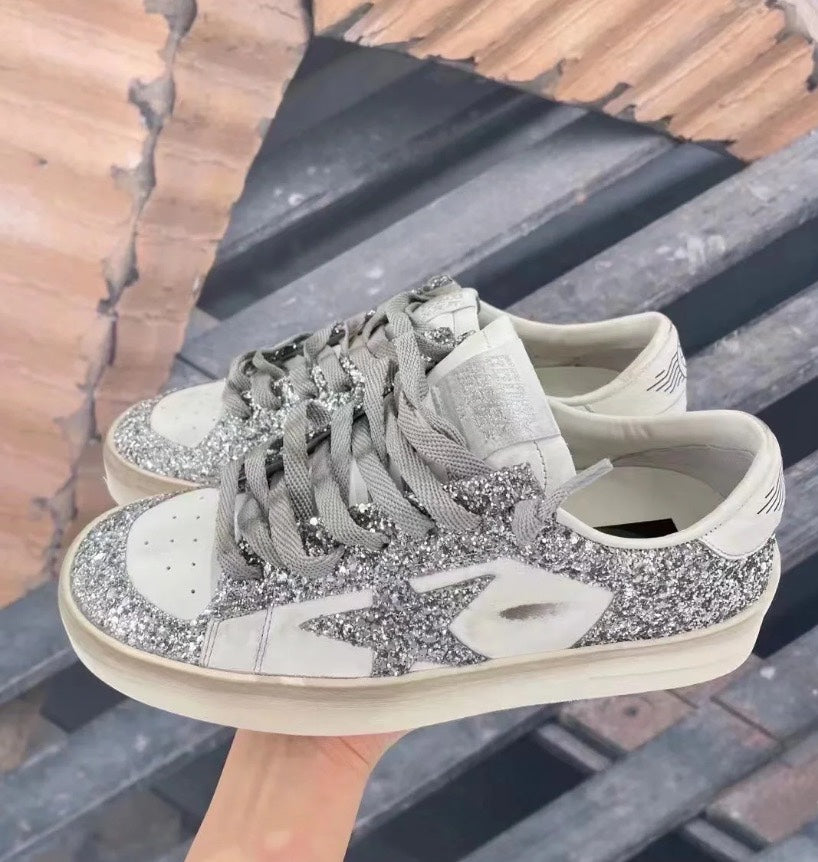 Golden Goose Vintage Distressed Sneakers #263