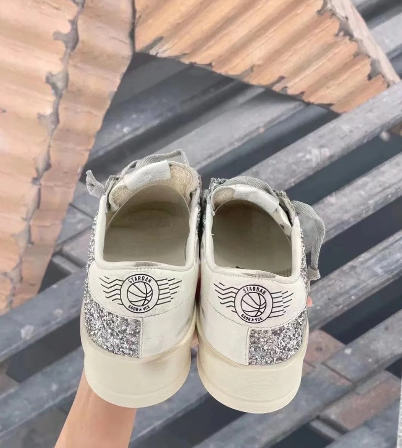 Golden Goose Vintage Distressed Sneakers #263