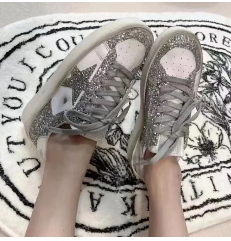 Golden Goose Vintage Distressed Sneakers #263
