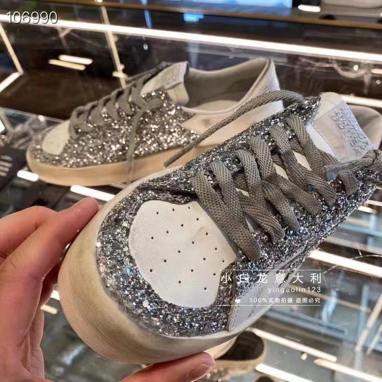 Golden Goose Vintage Distressed Sneakers #263