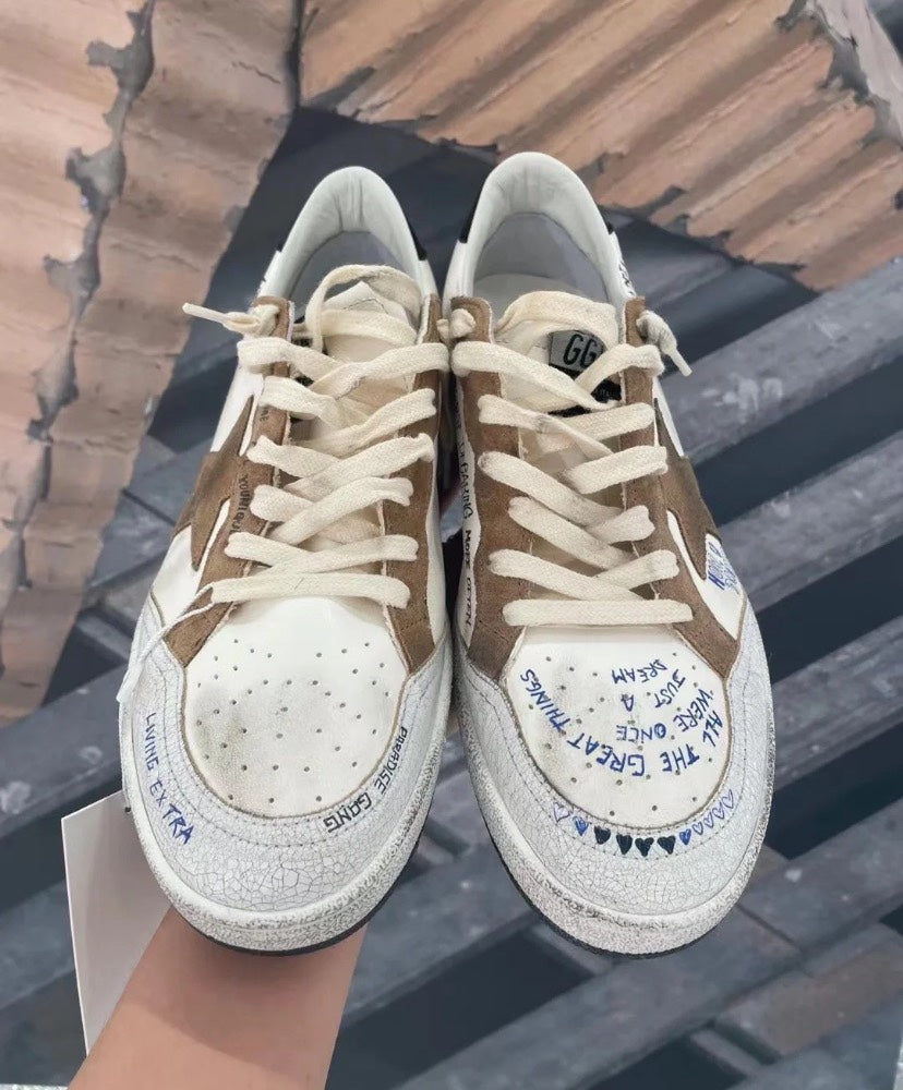 Golden Goose Vintage Distressed Sneakers #230